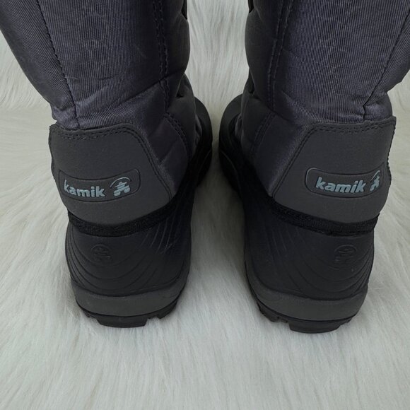 Women's Kamik Momentum Pull on Fur Trim Snow Boot Shoes Size 8 Charcoal Grey - Picture 10 of 16